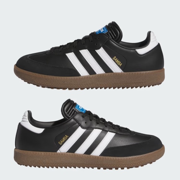 adidas Samba Golf Shoe Black Gum - Picture 5 of 12